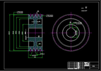 Pulley 2CAD drawings