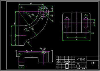 Bracket CAD drawings