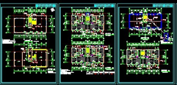 A full set of multi-storey residential construction drawings