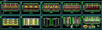 Short shear wall structure residential building construction plans