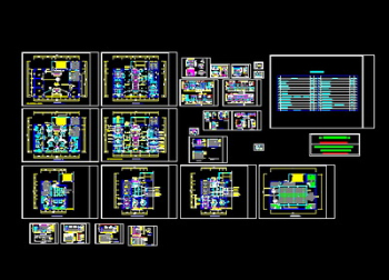 Restaurant CAD design renovation plans
