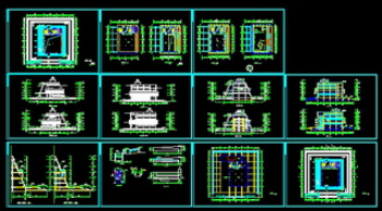 Museum construction drawings