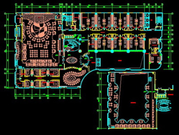 Four Star Hotel CAD renovation program sets of plans