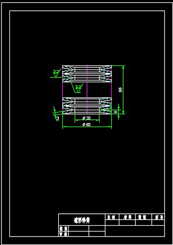 CAD drawings of disc springs