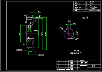 CAD drawings sprocket