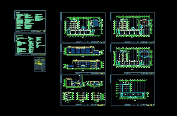 School building design CAD drawings